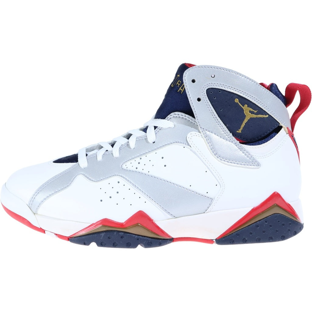 NIKE(ナイキ) 【観賞用 2012年製】 AIR JORDAN 7 RETRO OLYMPIC エアジョーダン7 オリンピック ハイカットスニーカー ホワイト US10/28cm 304775-135