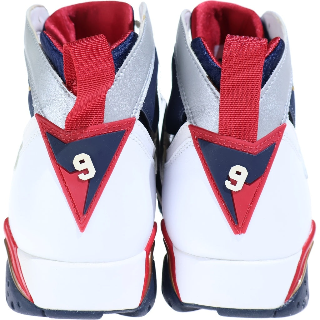 NIKE(ナイキ) 【観賞用 2012年製】 AIR JORDAN 7 RETRO OLYMPIC エアジョーダン7 オリンピック ハイカットスニーカー ホワイト US10/28cm 304775-135