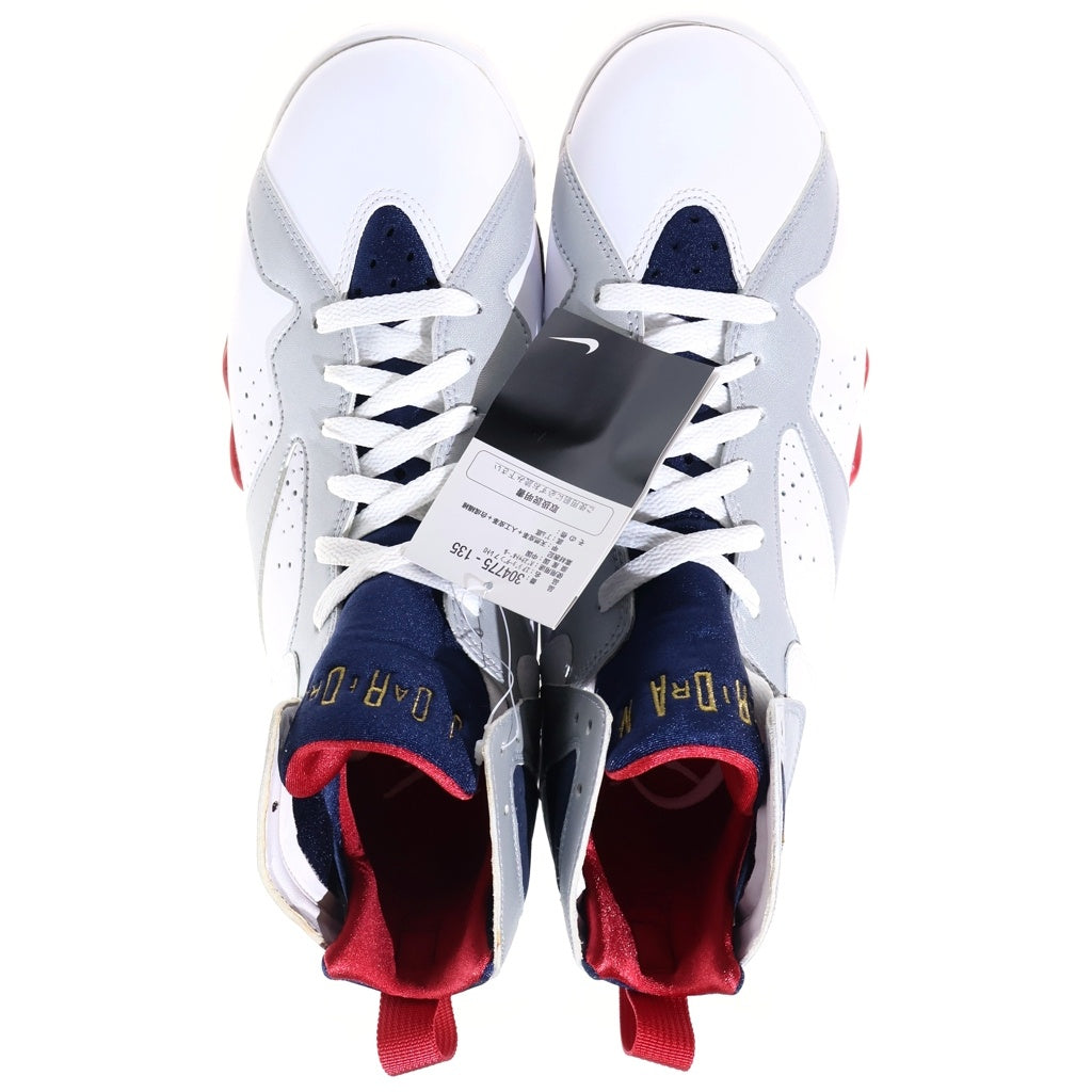 NIKE(ナイキ) 【観賞用 2012年製】 AIR JORDAN 7 RETRO OLYMPIC エアジョーダン7 オリンピック ハイカットスニーカー ホワイト US10/28cm 304775-135