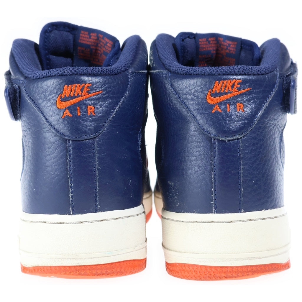 NIKE(ナイキ) AIR FORCE 1 MID NYC JEWEL エアフォース1 ミッド ニューヨークシティ ジュエル ハイカットスニーカー ネイビー US10/28cm 315123-402