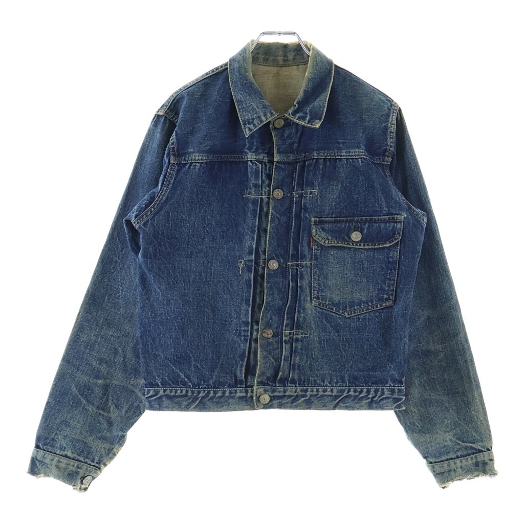 Levi's(リーバイス) 40S 506XX 1st BIG E 均等V 片面タブ スライドバックル デニムジャケット インディゴ