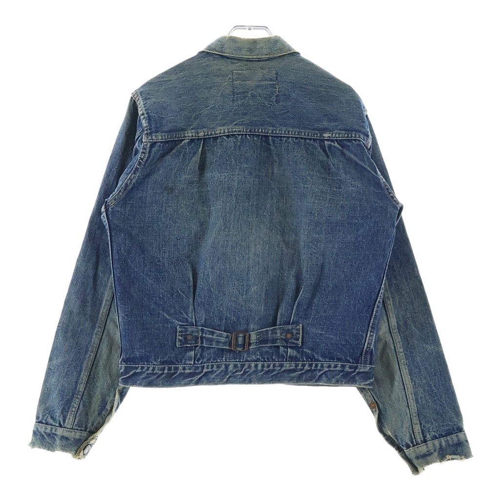 Levi's(リーバイス) 40S 506XX 1st BIG E 均等V 片面タブ スライドバックル デニムジャケット インディゴ