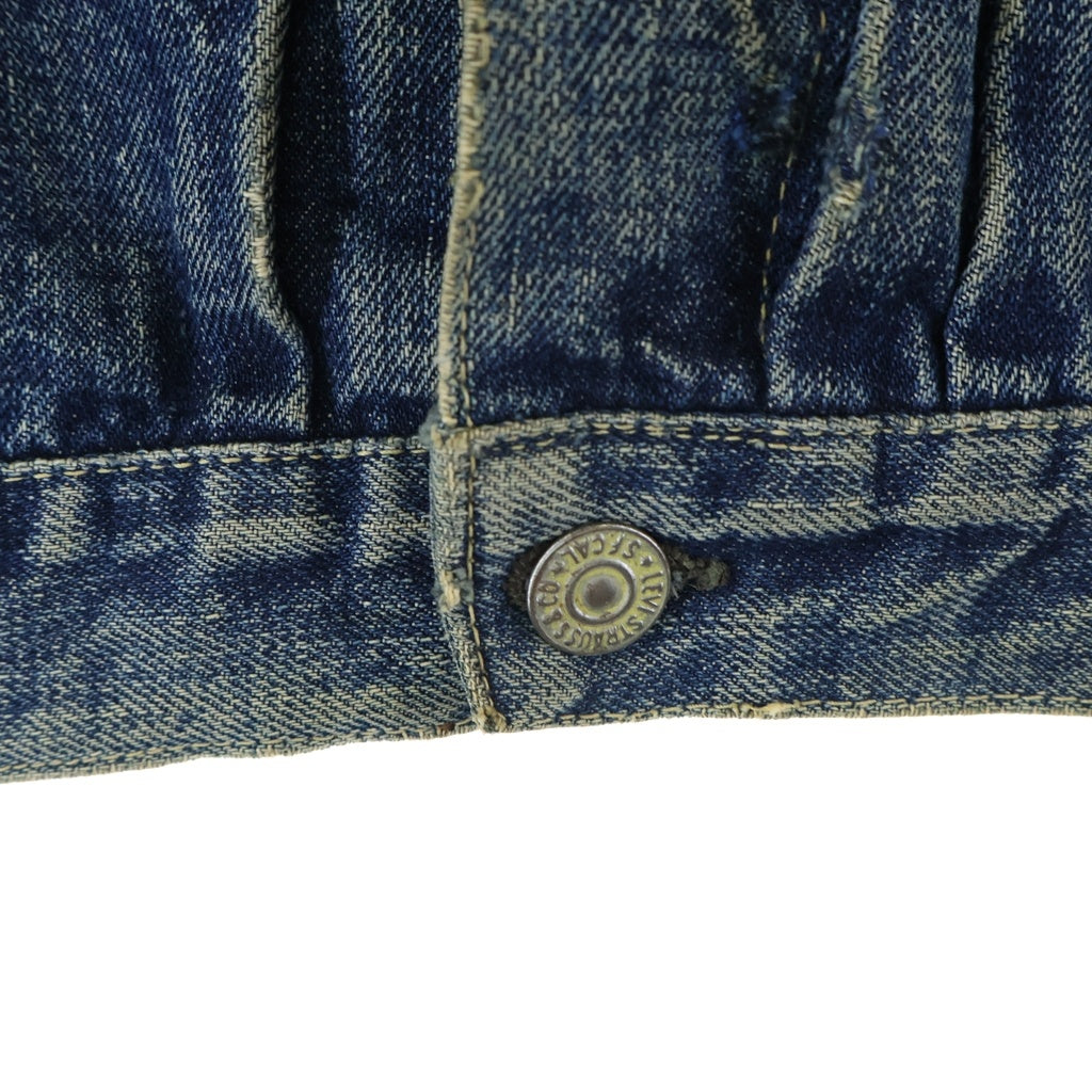 Levi's(リーバイス) 40S 506XX 1st BIG E 均等V 片面タブ スライドバックル デニムジャケット インディゴ
