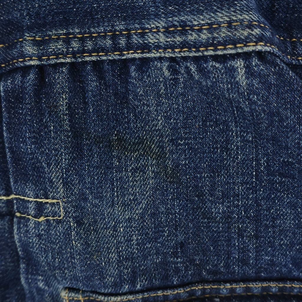 Levi's(リーバイス) 40S 506XX 1st BIG E 均等V 片面タブ スライドバックル デニムジャケット インディゴ