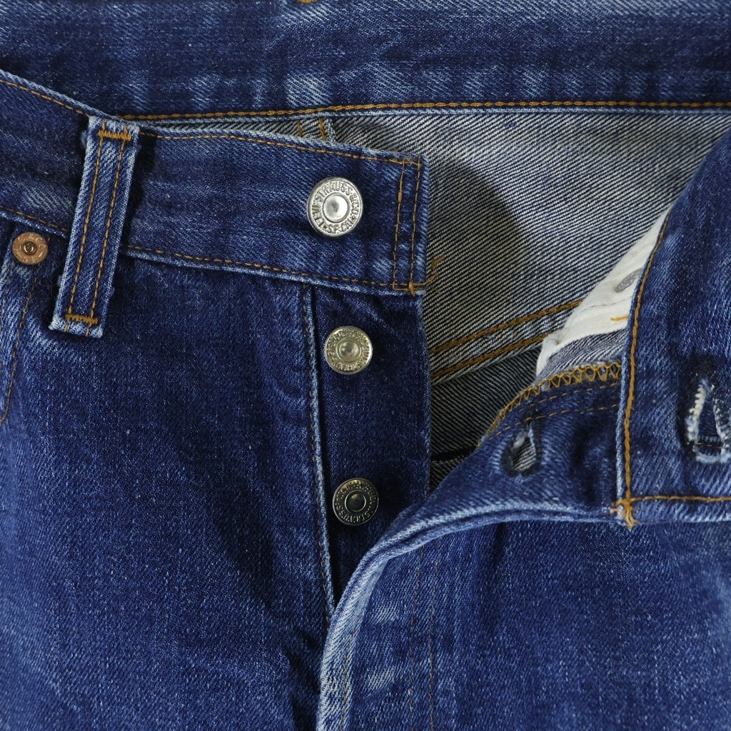 Levi's(リーバイス) 90S VINTAGE 501XX ヴィンテージ 復刻 ボタン裏555 BIG E ストレート デニムパンツ インディゴ