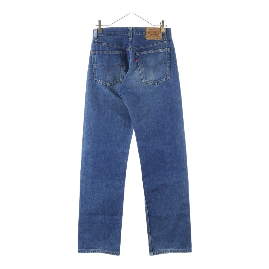 Levi's(リーバイス) 01年製 VINTAGE 501XX ヴィンテージ 復刻 ボタン裏555 スモールe 不均等V ストレート デニムパンツ インディゴ