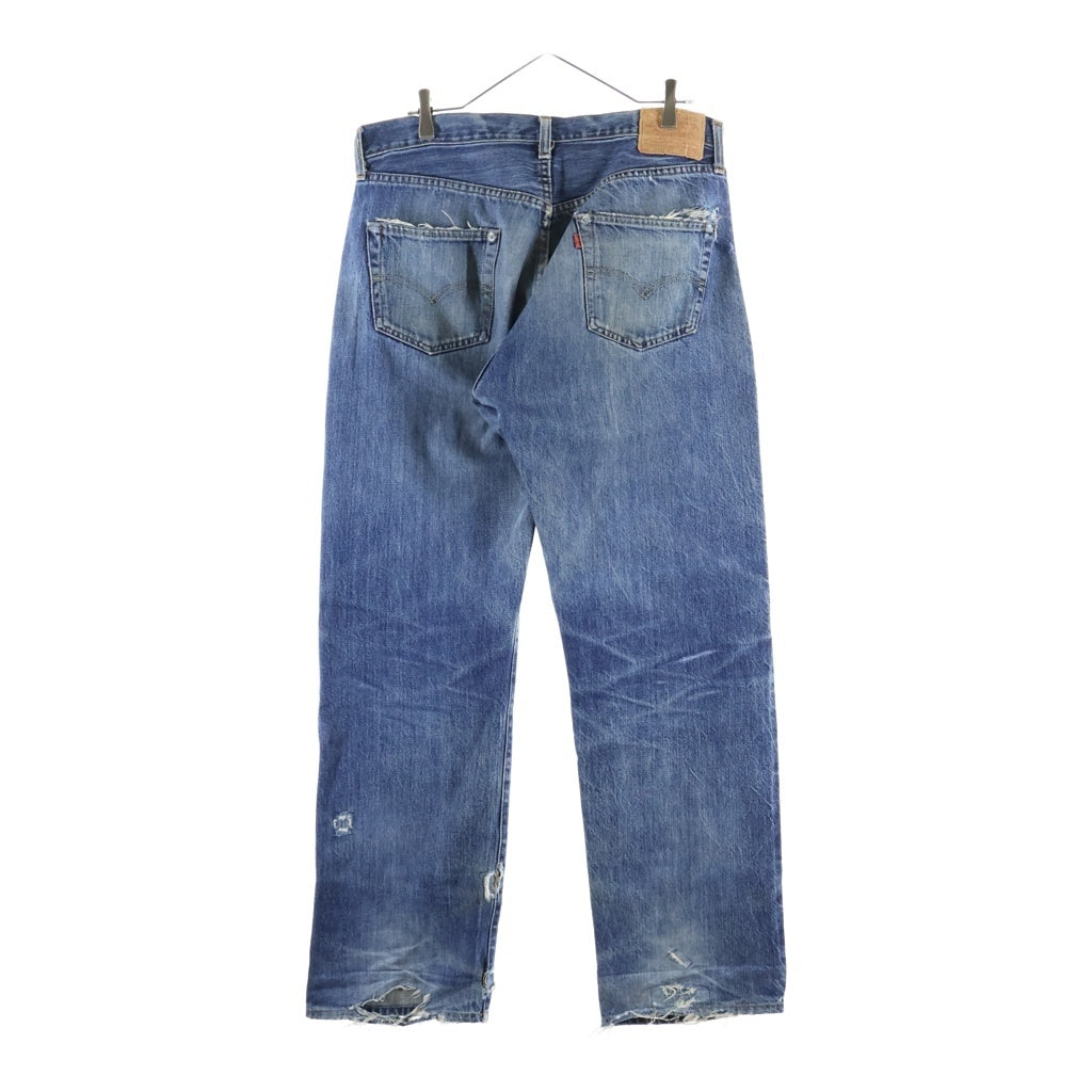 Levi's(リーバイス) 90S VINTAGE 501XX ヴィンテージ 復刻 ボタン裏555 BIG E ギャラ入り ストレート デニムパンツ インディゴ