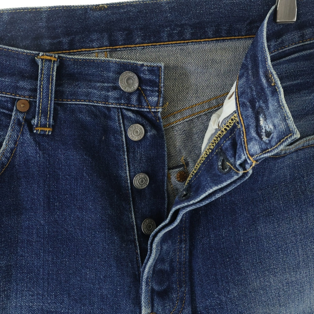 Levi's(リーバイス) 90S VINTAGE 501XX BIG E ボタン裏555 復刻 ストレート デニムパンツ インディゴ