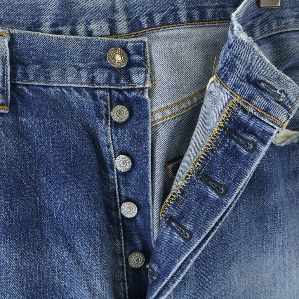 Levi's(リーバイス) 90S VINTAGE 501XX BIG E ボタン裏555 復刻 ストレート デニムパンツ インディゴ