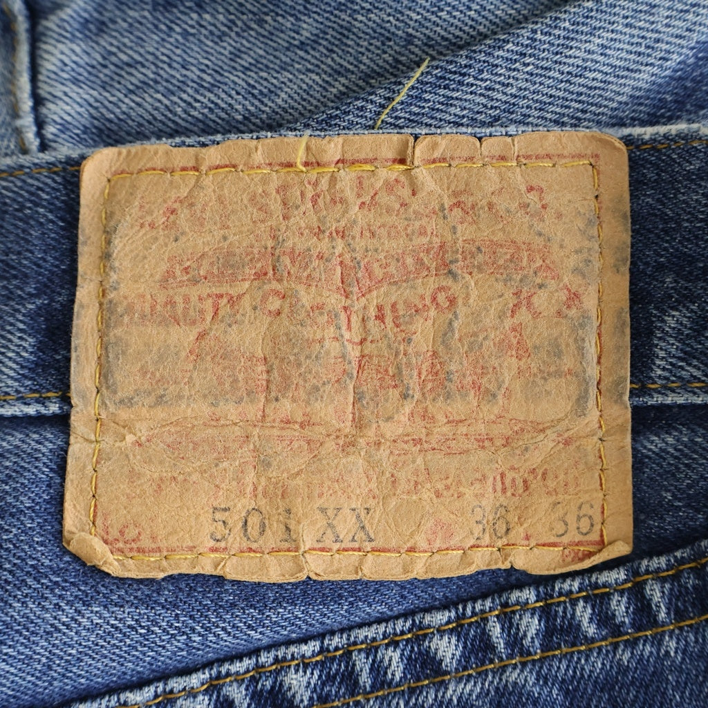 Levi's(リーバイス) 90S VINTAGE 501XX BIG E ボタン裏555 復刻 ストレート デニムパンツ インディゴ