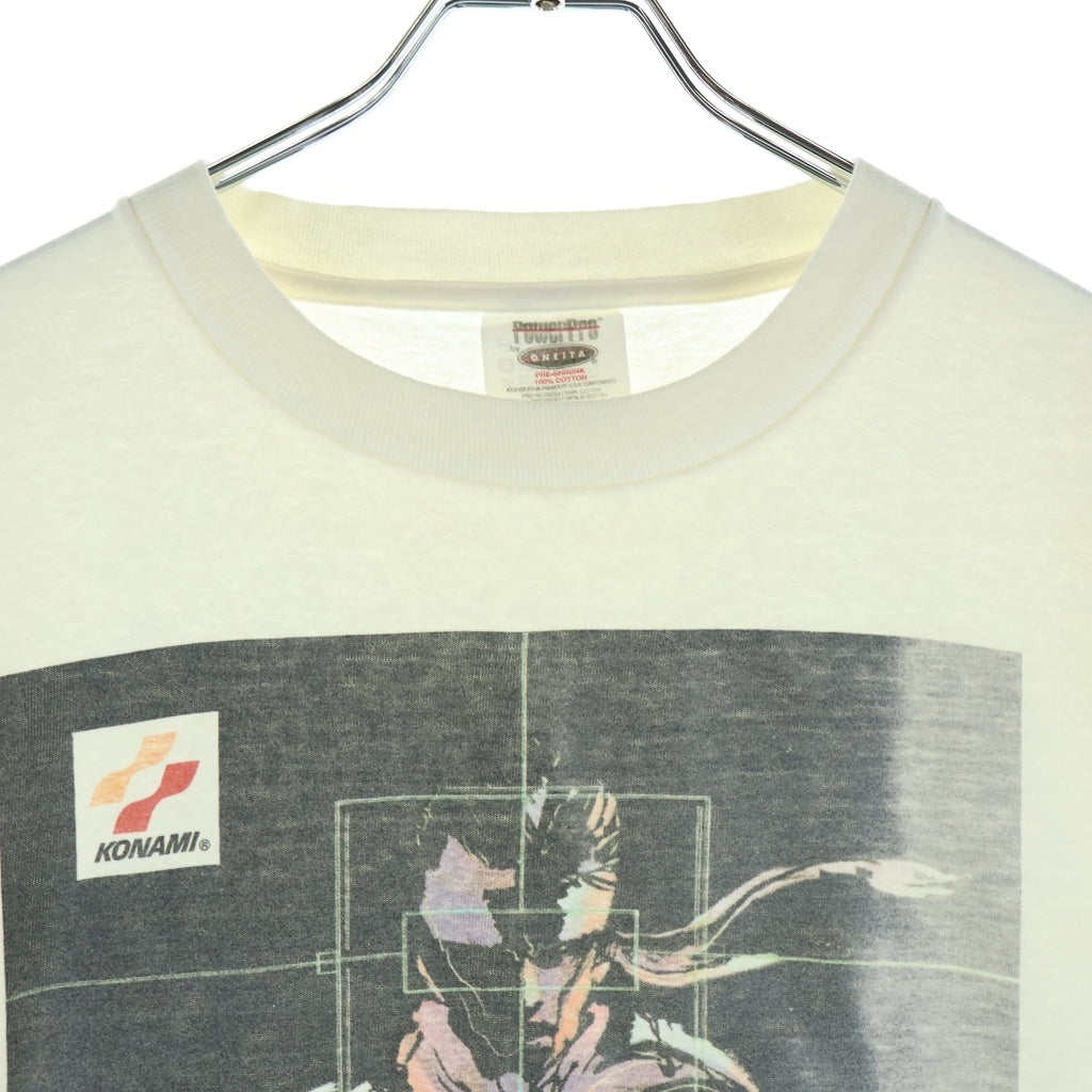 VINTAGE(ヴィンテージ) 90S VINTAGE Metal Gear Solid ヴィンテージ メタルギアソリッド クルーネック 半袖Tシャツカットソー ホワイト