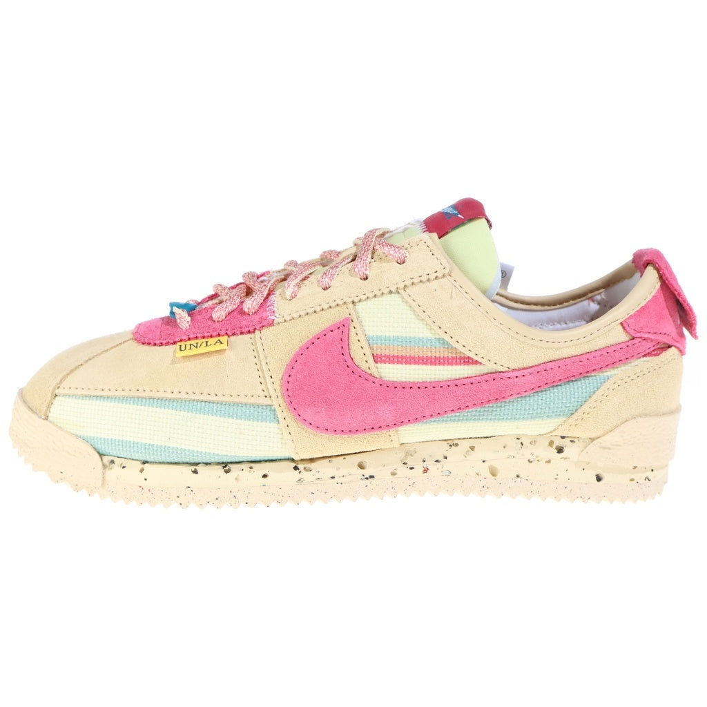 NIKE(ナイキ) ×CORTEZ RED BEIGE DR1413-200 コルテッツ ローカットスニーカー ベージュ/ピンク US8/26cm