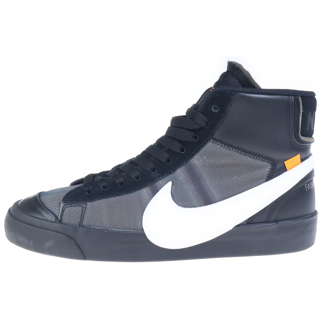 NIKE(ナイキ) ×OFF-WHITE BLAZER MID GRIM REAPER ブレーザーミッドグリムリーパー ミッドカットスニーカー ブラック US8.5/26.5cm AA3832-001