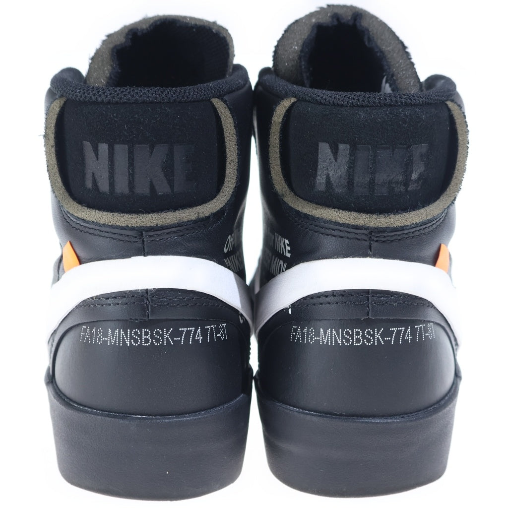 NIKE(ナイキ) ×OFF-WHITE BLAZER MID GRIM REAPER ブレーザーミッドグリムリーパー ミッドカットスニーカー ブラック US8.5/26.5cm AA3832-001