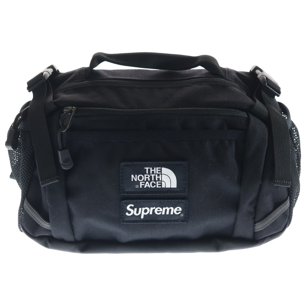 SUPREME(シュプリーム) 18AW ×THE NORTH FACE Expedition Waist Bag ザノースフェイス エクスペディション ウェストバッグ ブラック NF0A3SE7