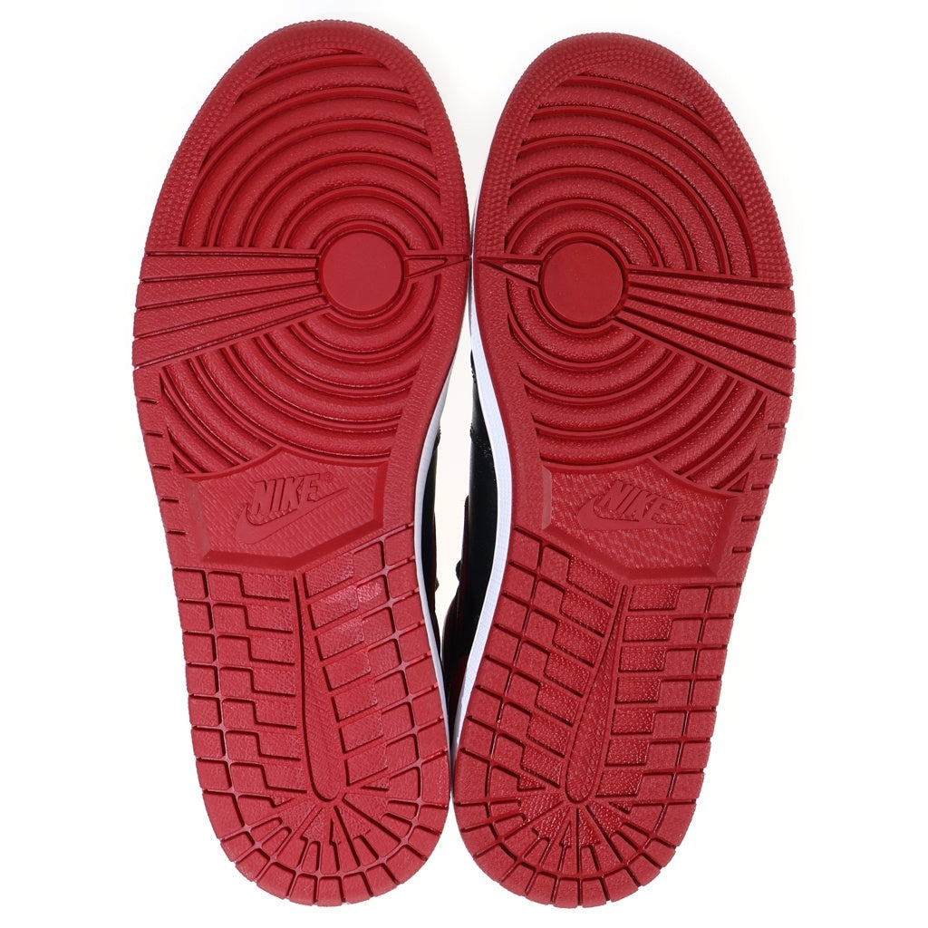 NIKE(ナイキ) AIR JORDAN1 RETRO HIGH OG BRED BANNED 555088-001 エアジョーダン1 レトロ ブレッド バンド ハイカットスニーカー ブラック/レッド US9.5/27.5cm