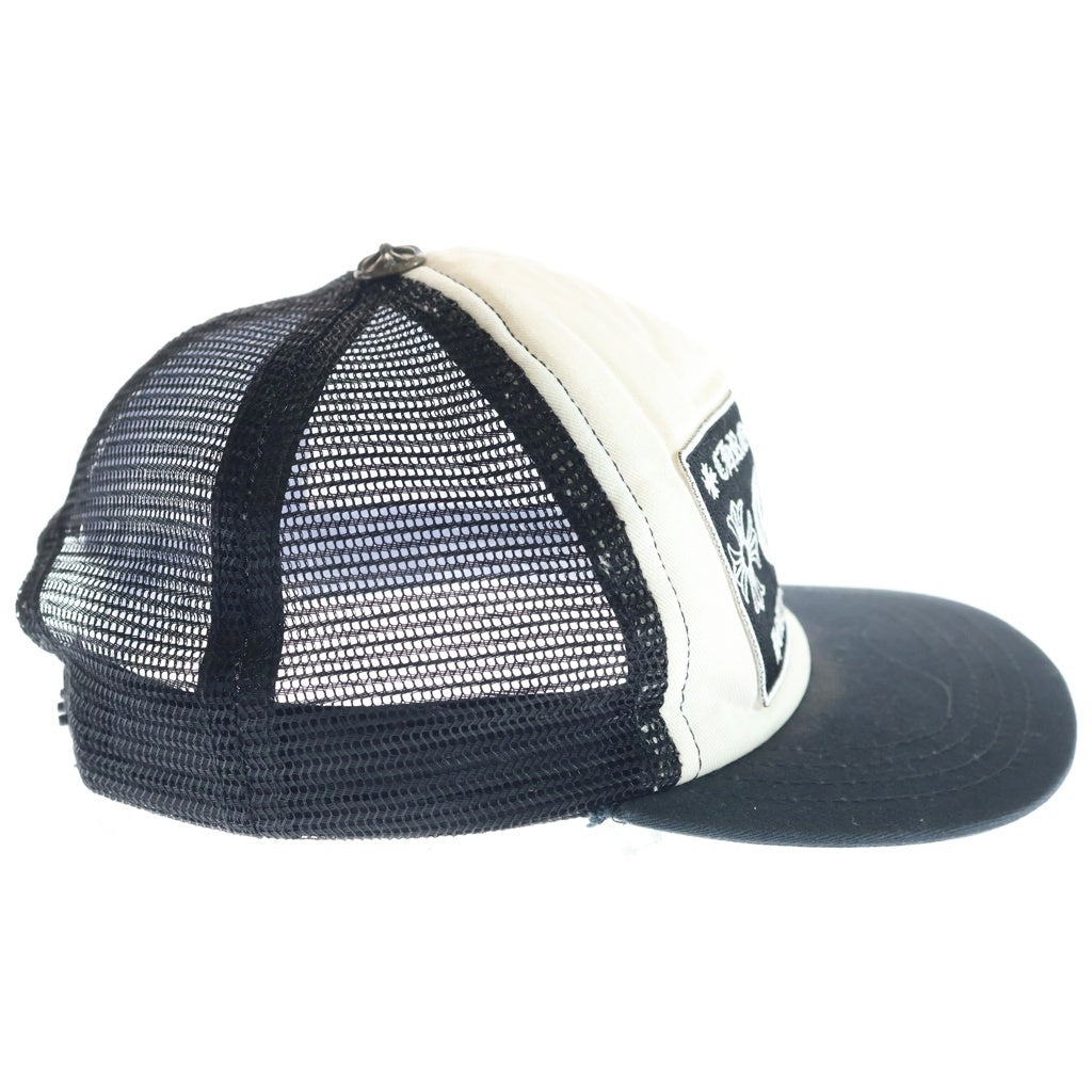 CHROME HEARTS(クロムハーツ) TRUCKER CAP トラッカー メッシュキャップ 帽子 ブラック/ホワイト