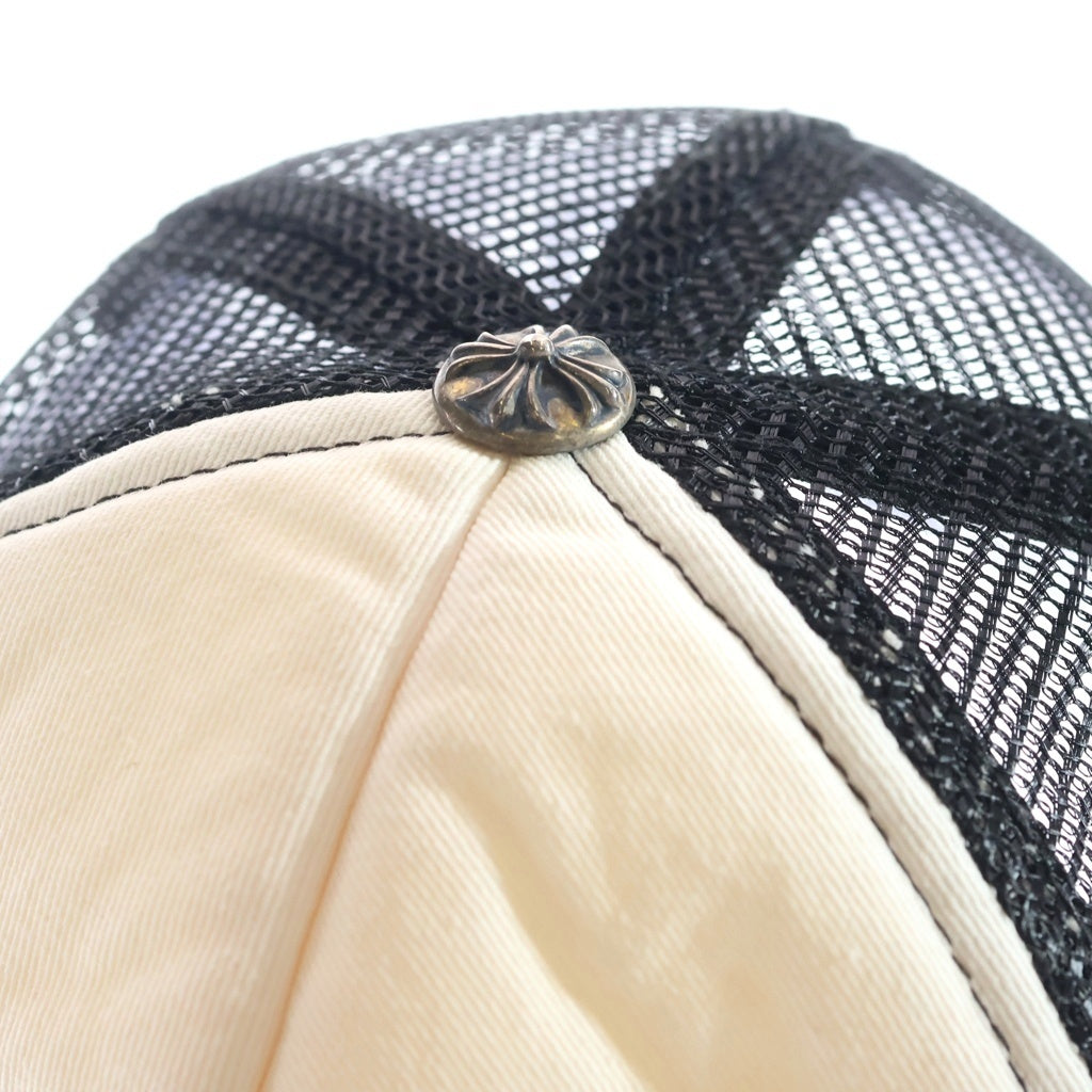 CHROME HEARTS(クロムハーツ) TRUCKER CAP トラッカー メッシュキャップ 帽子 ブラック/ホワイト
