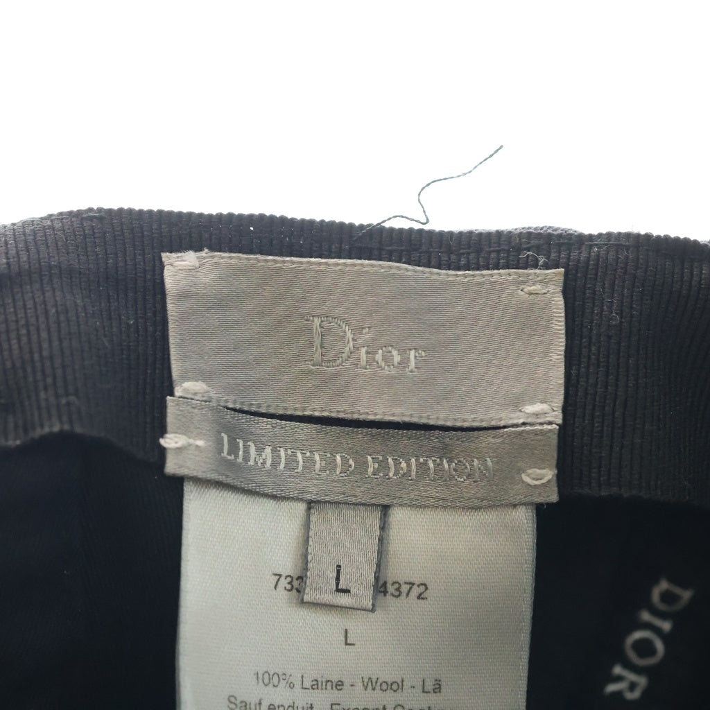 Christian Dior(クリスチャンディオール) 銀座SIX限定 NEW WAVE ニューウェーブ ロゴ刺繍 キャップ 帽子 ブラック 733C901N4372