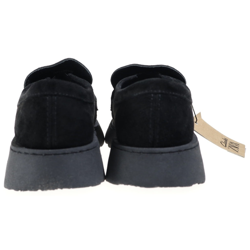 Clarks(クラークス) ×ZARA スウェード ローファー ブラック 2651/320/800