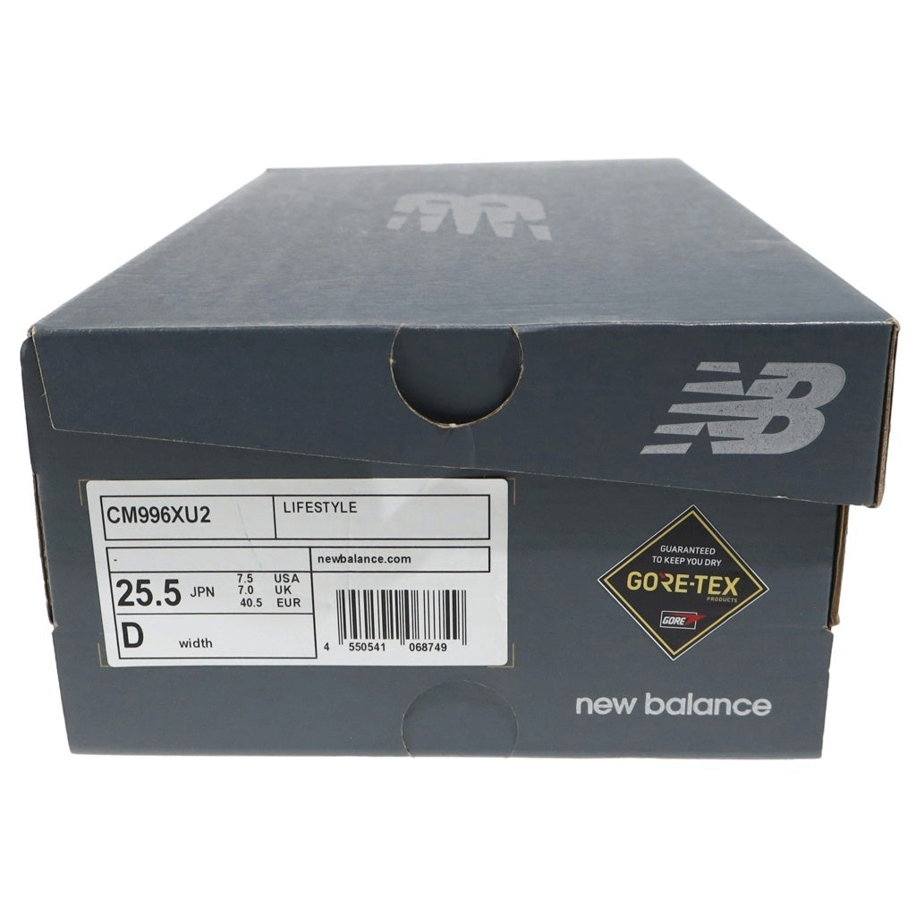 New Balance(ニューバランス) UNITED ARROWS 別注 CM996XU2 スウェード ローカットスニーカー ブラック US7.5/25.5cm