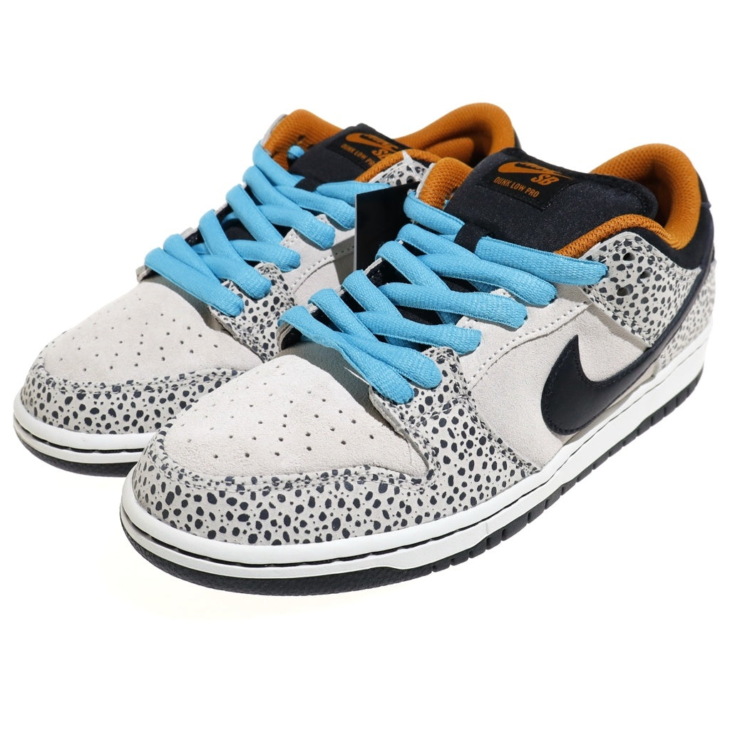 NIKE SB(ナイキエスビー) DUNK LOW PRO ELECTRIC SAFARI PHANTOM AND BLACK FZ1233-002 ダンク プロ エレクトリックサファリ ファントムアンドブラック ローカットスニーカー US8/26cm