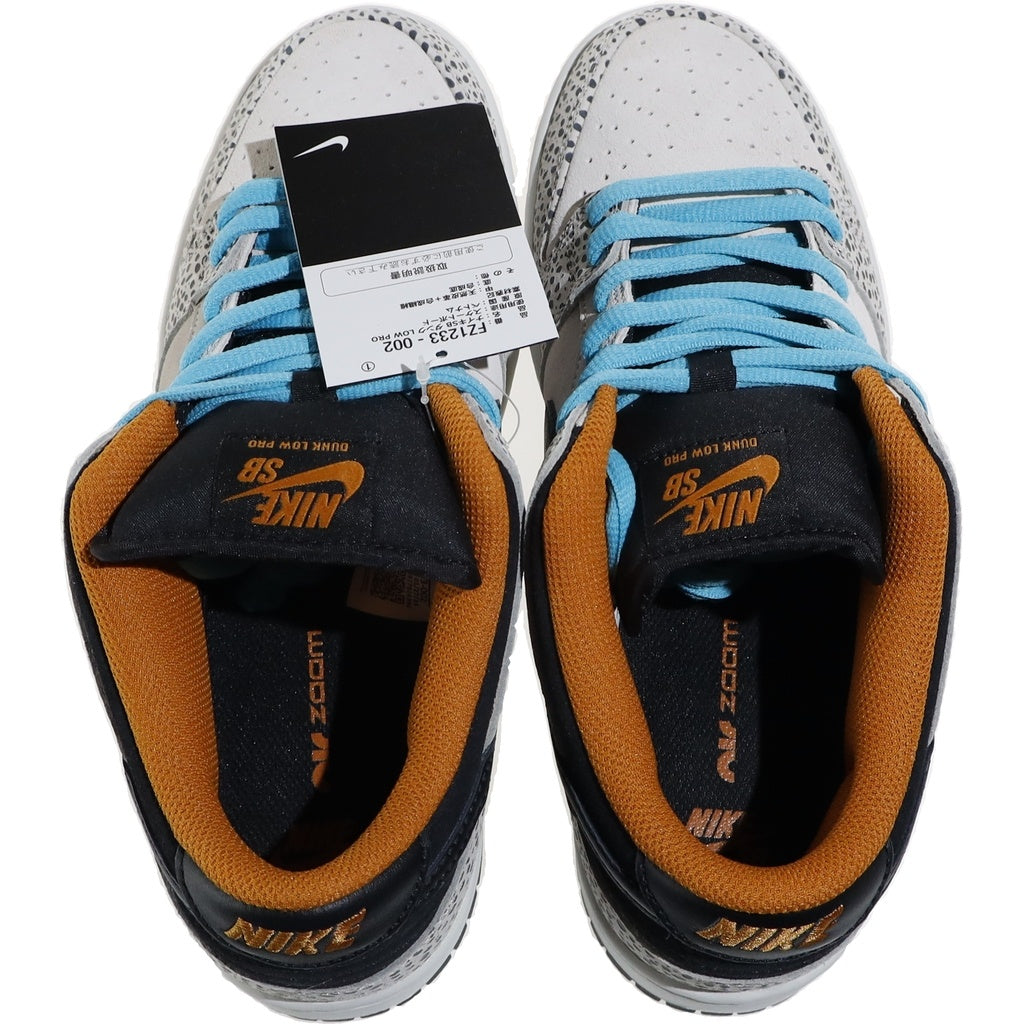 NIKE SB(ナイキエスビー) DUNK LOW PRO ELECTRIC SAFARI PHANTOM AND BLACK FZ1233-002 ダンク プロ エレクトリックサファリ ファントムアンドブラック ローカットスニーカー US8/26cm