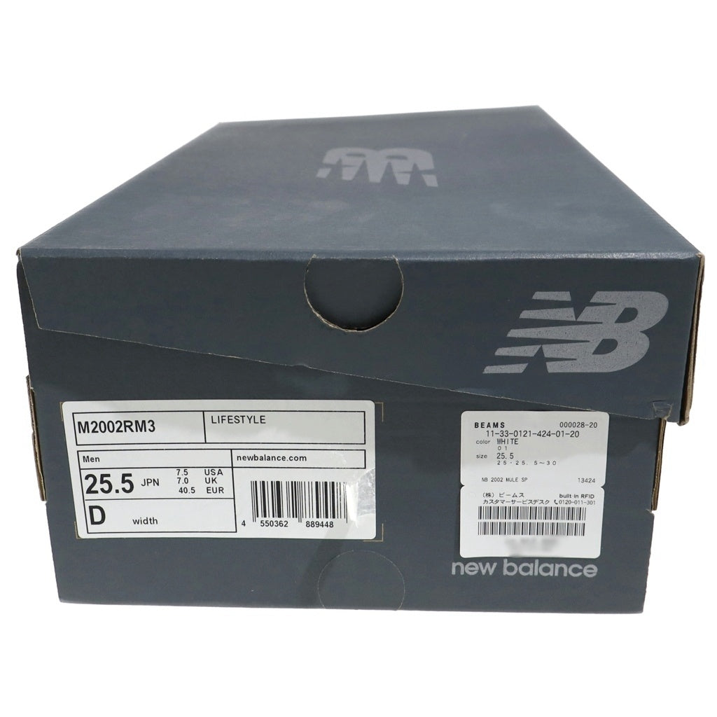 New Balance(ニューバランス) BEAMS別注 M2002RM3 ミュール サンダル シューズ ホワイト US7.5/25.5cm