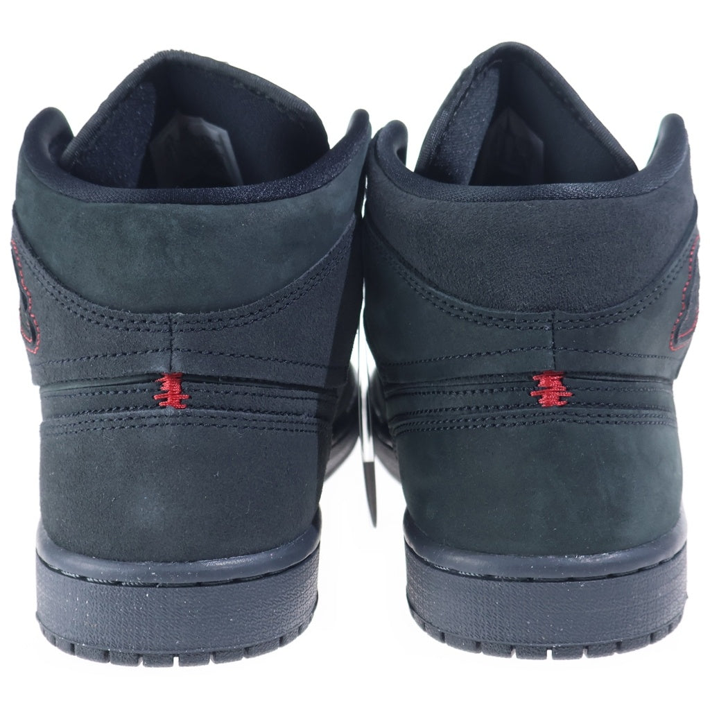 NIKE(ナイキ) AIR JORDAN 1 MID CRAFT FD8634-001 エアジョーダン1 ミッド SE クラフト ミッドカットスニーカー ブラック US7.5/25.5cm
