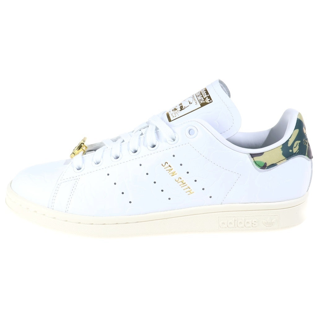 adidas(アディダス) ×A BATHING APE STAN SMITH 30TH ANNIVERSARY ×アベイシングエイプ スタンスミス 30周年 アニバーサリー ローカットスニーカー ホワイト US7.5/25.5cm