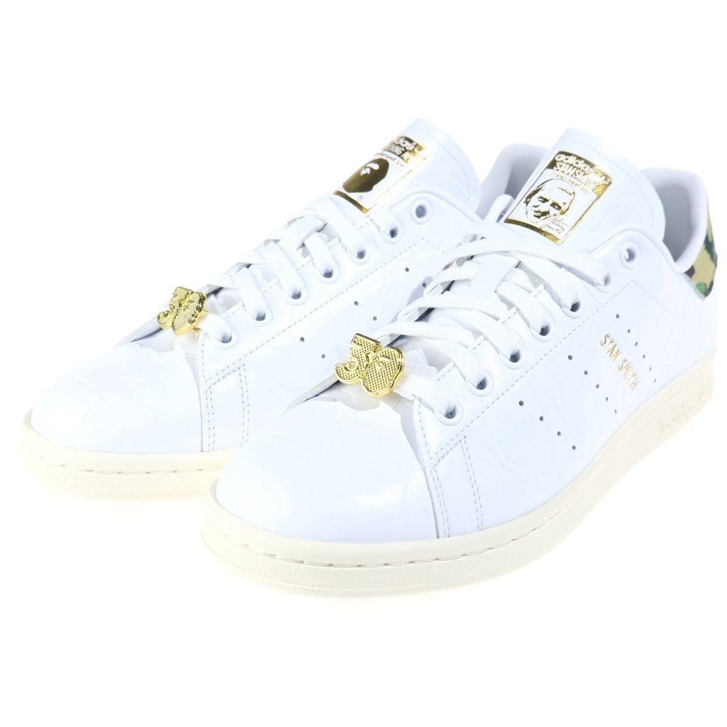 adidas(アディダス) ×A BATHING APE STAN SMITH 30TH ANNIVERSARY ×アベイシングエイプ スタンスミス 30周年 アニバーサリー ローカットスニーカー ホワイト US7.5/25.5cm
