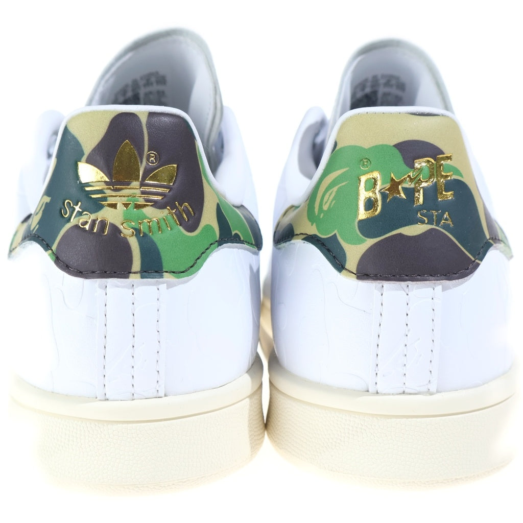 adidas(アディダス) ×A BATHING APE STAN SMITH 30TH ANNIVERSARY ×アベイシングエイプ スタンスミス 30周年 アニバーサリー ローカットスニーカー ホワイト US7.5/25.5cm
