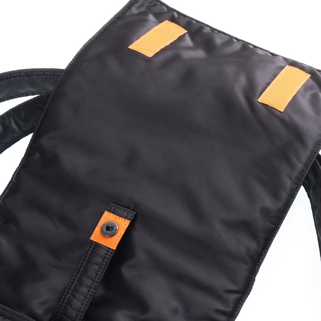 PORTER(ポーター) フロント フラップ ショルダーバッグ ブラック