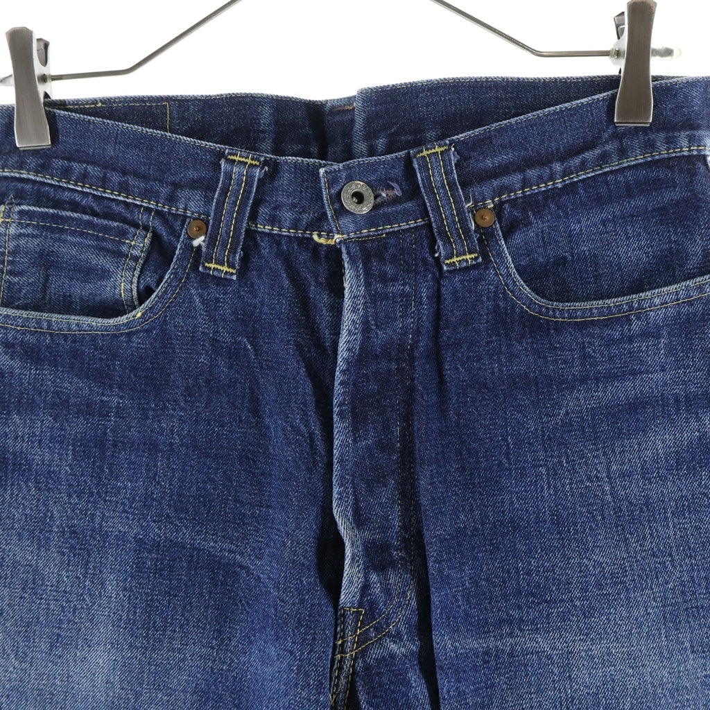 DENIME(ドゥニーム) Lot751 SHINS期 グリーンスレキ ボタンフライ ストレート デニムパンツ インディゴ