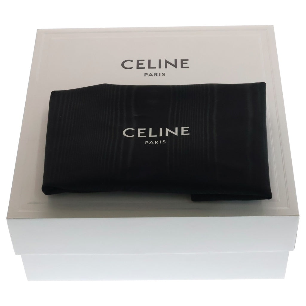 CELINE(セリーヌ) スモール バケット キュイル トリオンフ レザー ショルダーバッグ ブラウン 113783DU3 レディース