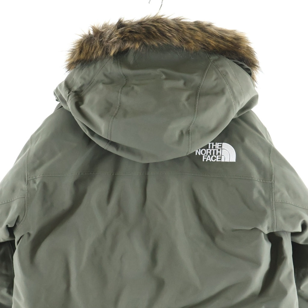 THE NORTH FACE(ザノースフェイス) ANTARCTICA PARKA アンタークティカパーカ フロントロゴエンブロイダリー ファーフーデッド ジップアップ ダウンジャケット カーキ ND92032