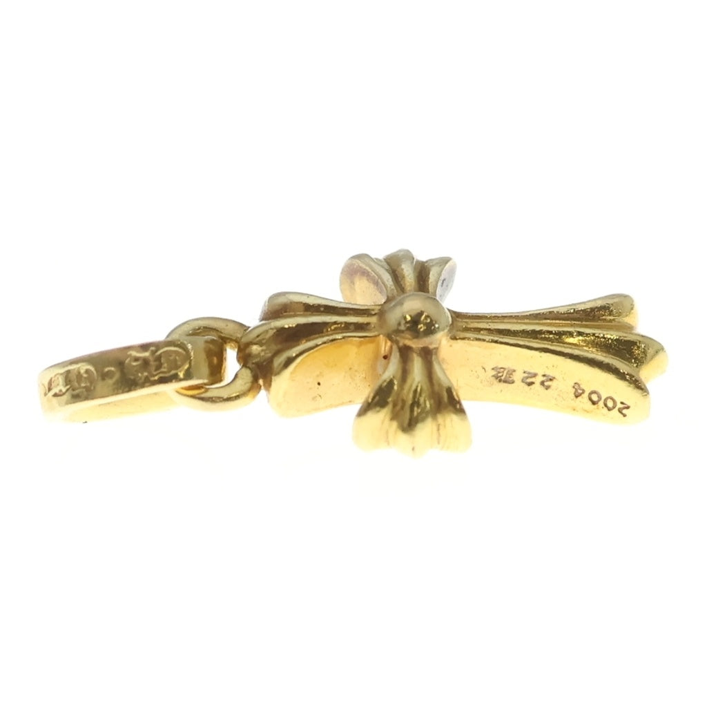 CHROME HEARTS(クロムハーツ) 22K CRS BBYFAT ベイビーファットクロス ペンダントトップ ゴールドBCA037