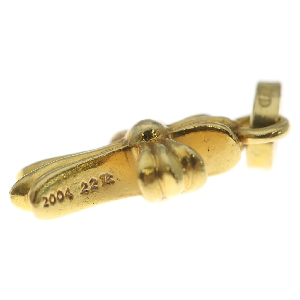 CHROME HEARTS(クロムハーツ) 22K CRS BBYFAT ベイビーファットクロス ペンダントトップ ゴールドBCA037