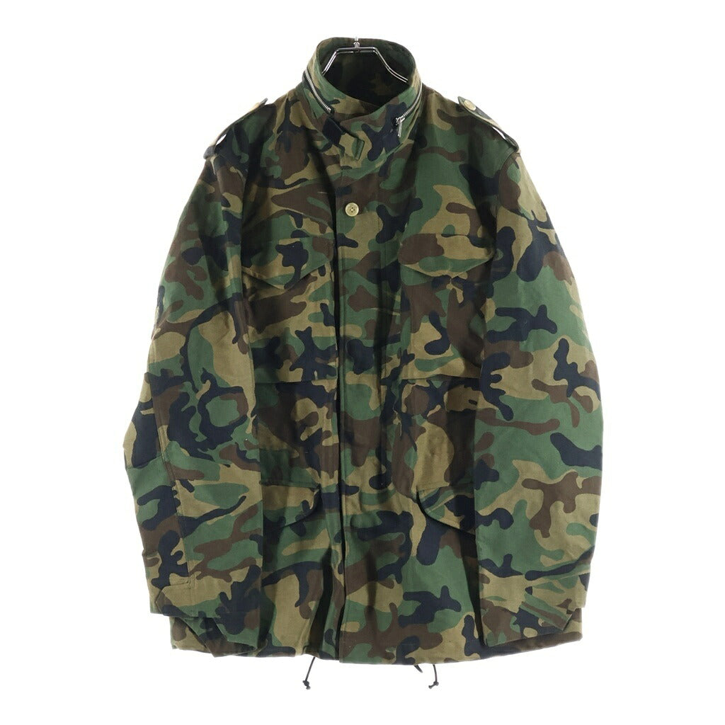 mastermind JAPAN(マスターマインドジャパン) CAMO M-65 JACKET ジャケット アウター ジップアップ ミリタリーデザイン カモフラージュ柄 コットン カーキ MQ-BL3-08