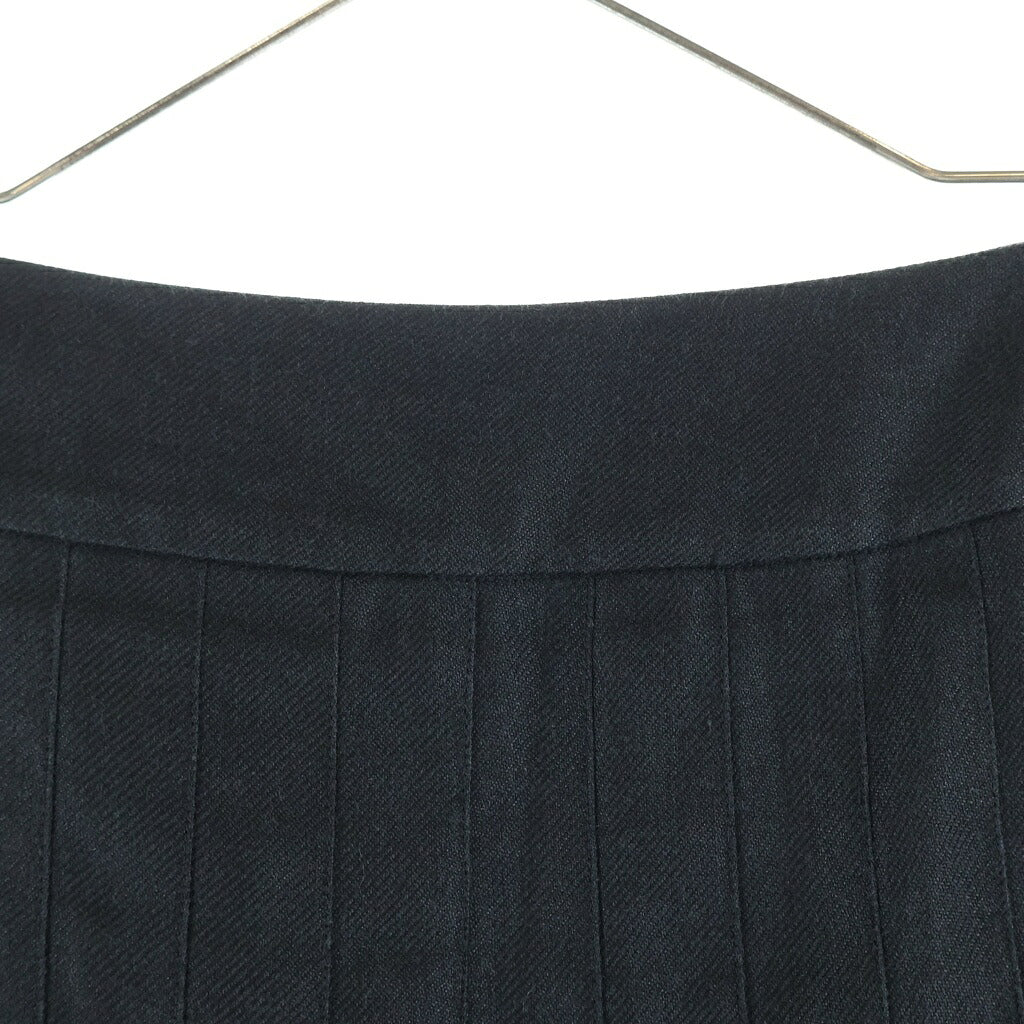 CHANEL(シャネル) ココマークボタン フレアプリーツ ミニ スカート リネンカシミヤ グレー P24938V15448 レディース