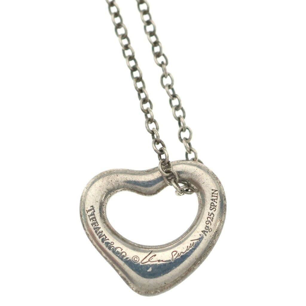 TIFFANY & Co.(ティファニー) オープン ハート ネックレス ペンダント SV925 シルバー 2.1g