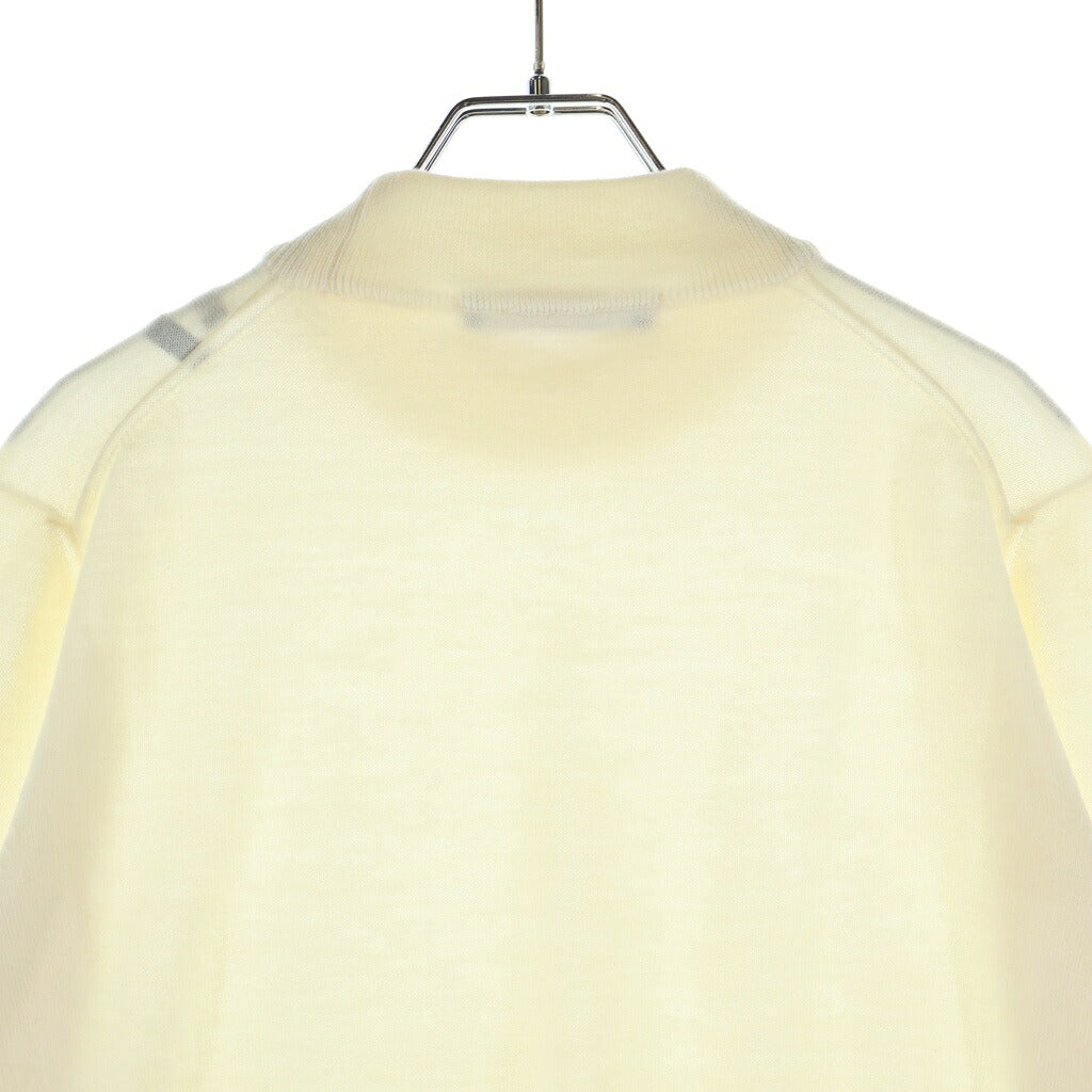 NO BRAND(ノーブランド) ロレンツォーニ ハイネック長袖ウールニット アイボリー