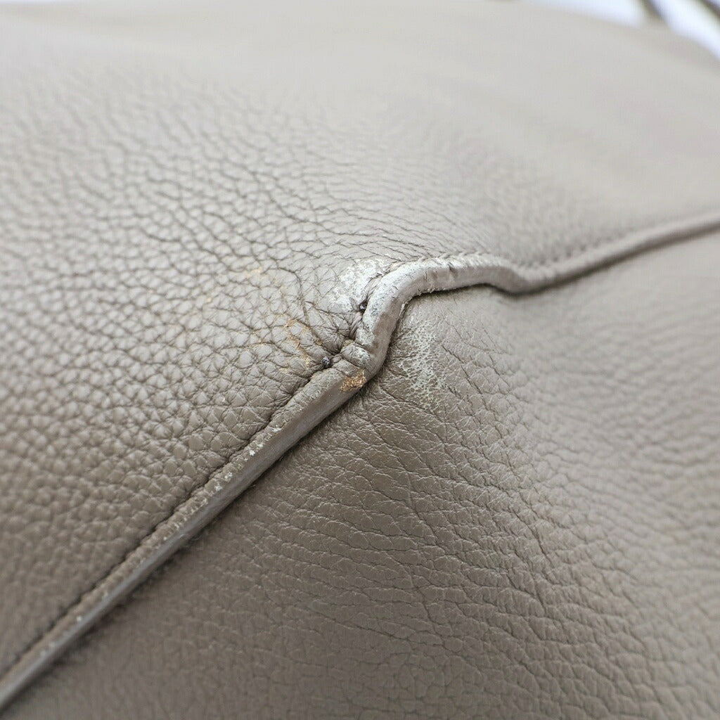 CELINE(セリーヌ) カバファントム スモール トートバッグ ショルダーバッグ レザー グレージュ
