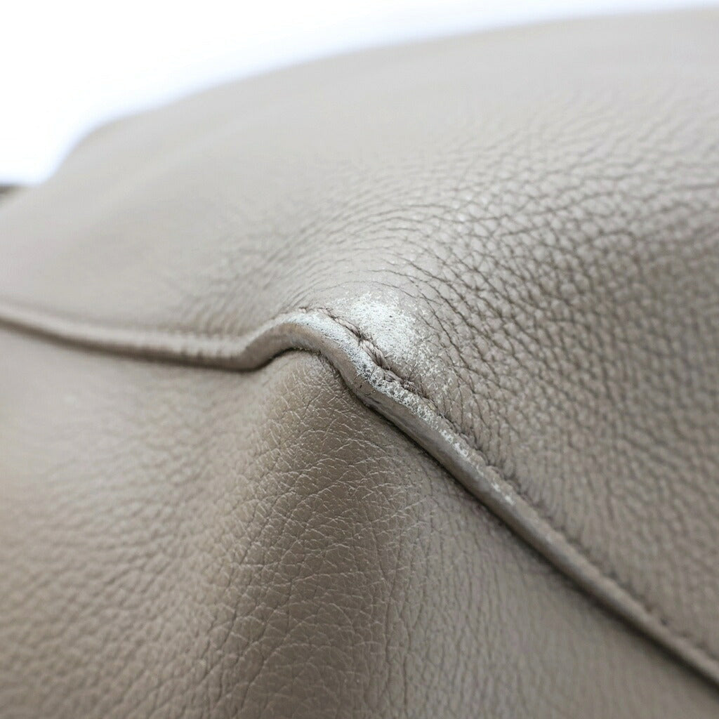 CELINE(セリーヌ) カバファントム スモール トートバッグ ショルダーバッグ レザー グレージュ