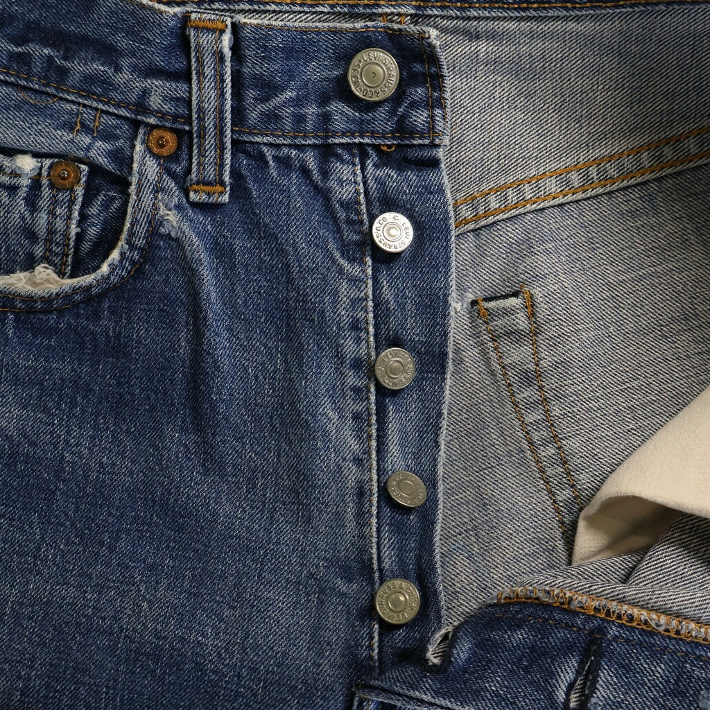 Levi's(リーバイス) 70S VINTAGE 501 66前期 ヴィンテージ スモールe 紙パッチ ボタン裏6 ボタンフライ デニム パンツ インディゴ