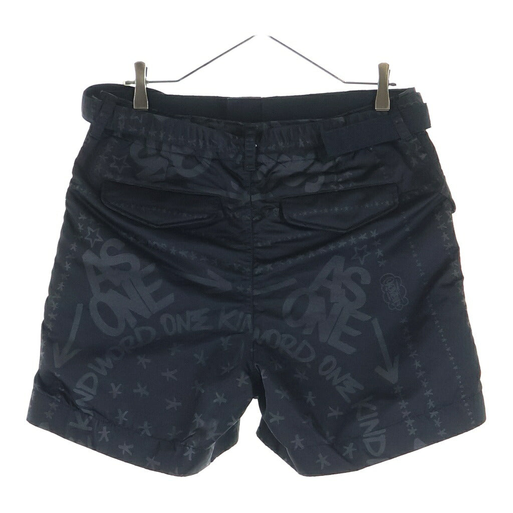 Sacai(サカイ) 23SS ERIC HAZE BANDANA PRINT SHORTS エリック ヘイズ バンダナ プリント ショーツ ブラック 23-02964M