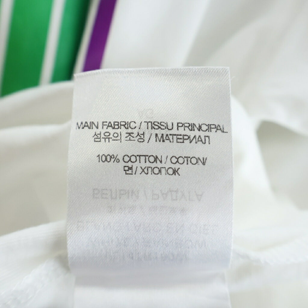 VETEMENTS(ヴェトモン) バーコード プリント クルーネック 半袖Tシャツ カットソー ホワイト VL14TR180B