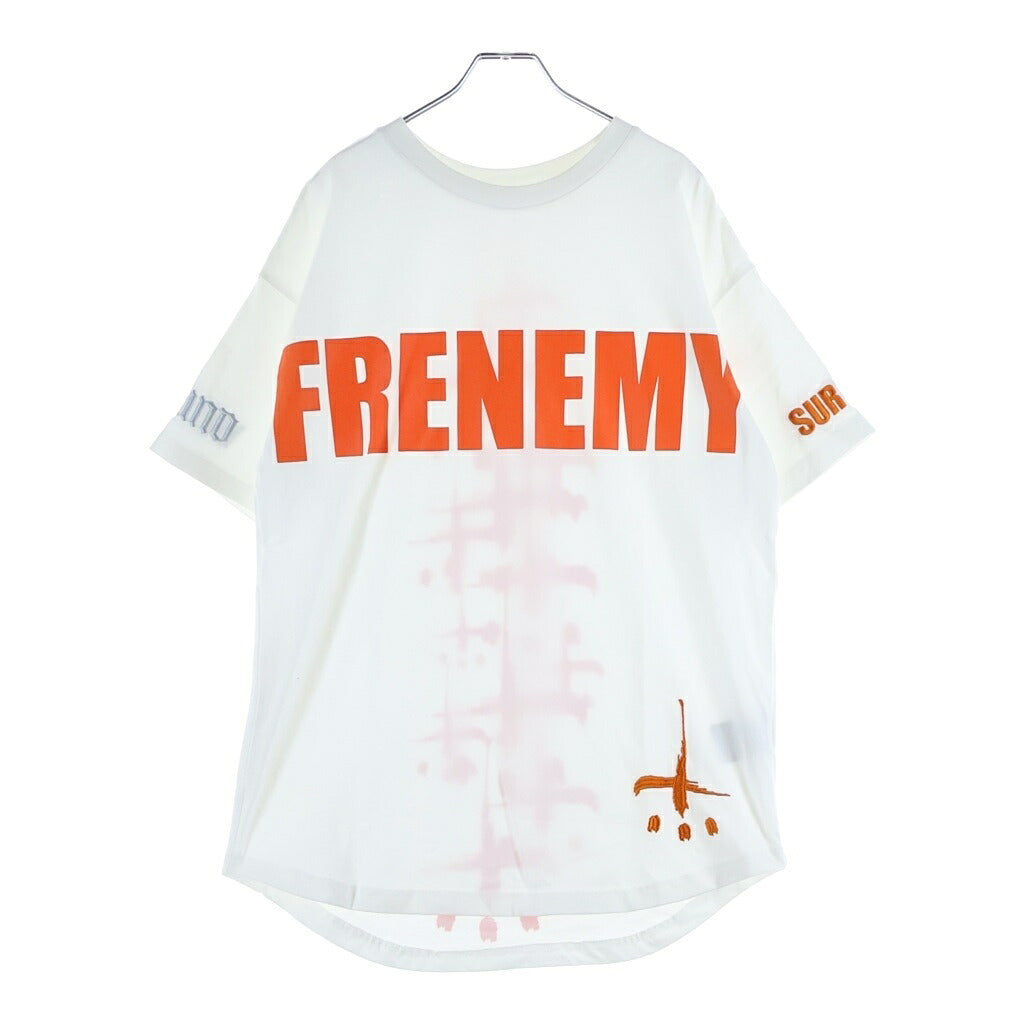cvtvlist(カタリスト) スクアッド エネミーズ ロゴ クルーネック 半袖Tシャツ カットソー ホワイト 2501070304