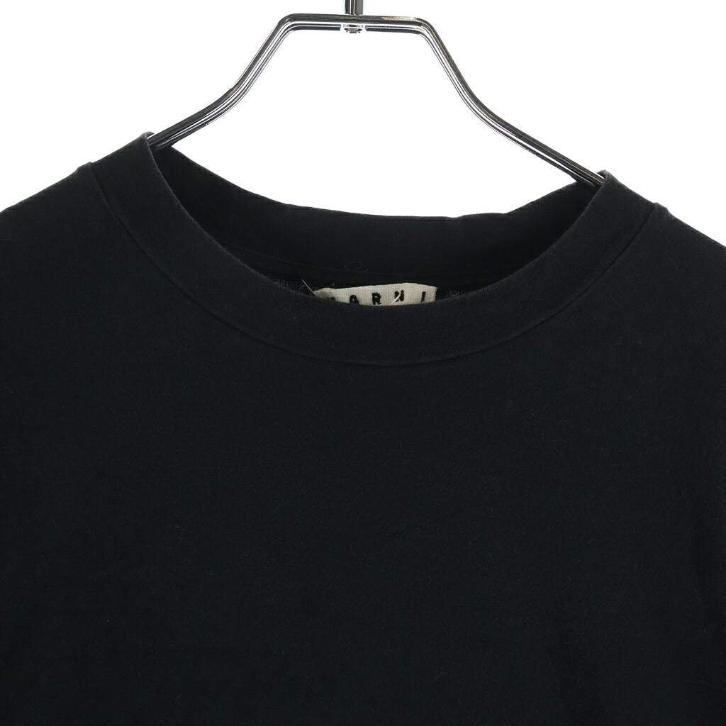 MARNI(マルニ) 20SS レイヤード クルーネック 半袖Tシャツ カットソー ブラック HUMU0034QS
