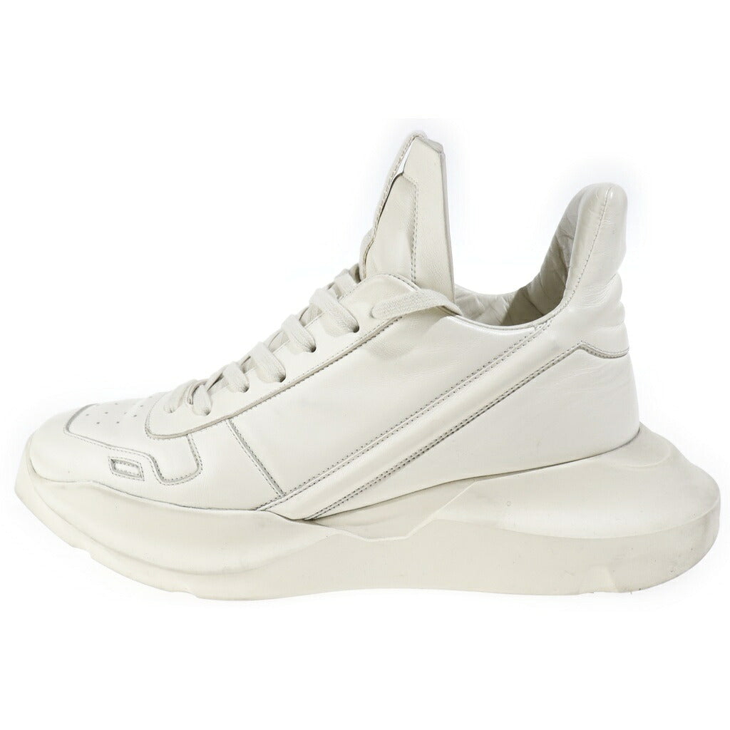 Rick Owens(リックオウエンス) 22AW STROBE GETH RUNNER ストロボ ゲス ランナー ローカットスニーカー ホワイト RU01B1814